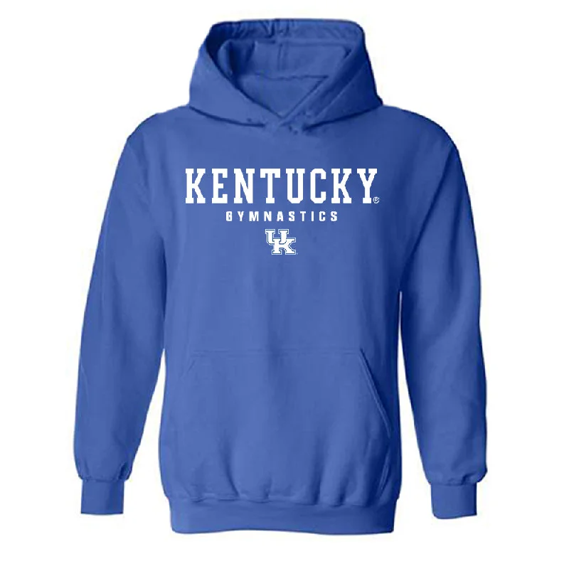 Kentucky - NCAA Women's Gymnastics : Kaila Lawrence - Generic Shersey Hooded Sweatshirt Hoodie with Pattern Geometric Abstract Kentucky - NCAA Women's Gymnastics : Kaila Lawrence - Generic Shersey Hooded Sweatshirt Hoodie with Pattern Geometric Abstract