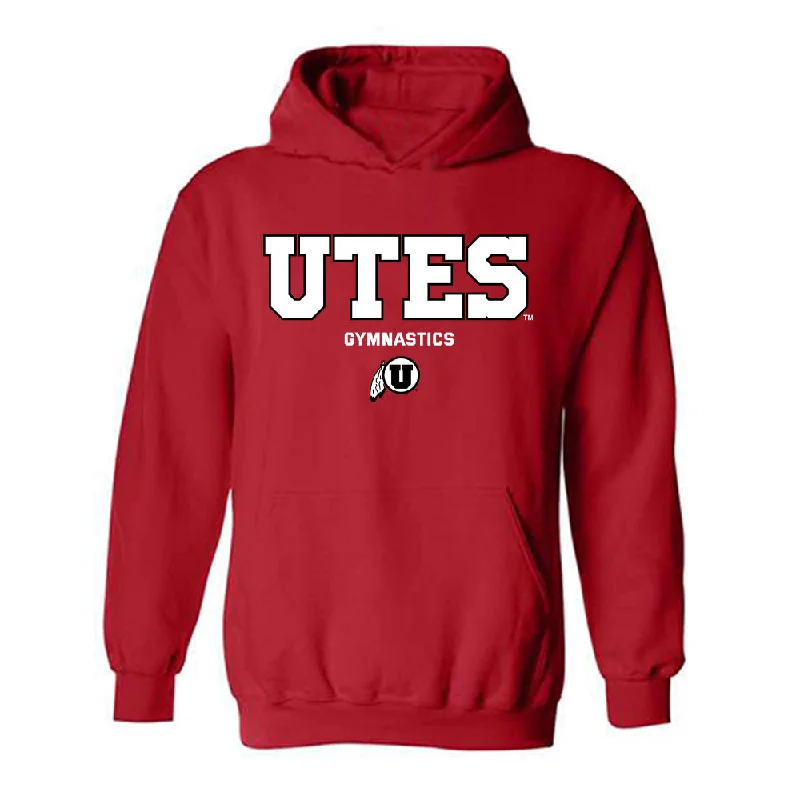 Utah - NCAA Women's Gymnastics : Jaedyn Rucker - Classic Shersey Hooded Sweatshirt Hoodie with Ribbed Cuffs Snug Fit Comfort Utah - NCAA Women's Gymnastics : Jaedyn Rucker - Classic Shersey Hooded Sweatshirt Hoodie with Ribbed Cuffs Snug Fit Comfort