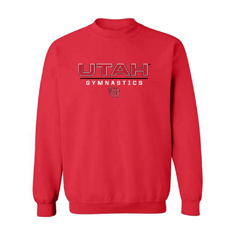 Utah - NCAA Women's Gymnastics : Jaedyn Rucker - Classic Shersey Crewneck Sweatshirt Hoodie Dress Longline Feminine Utah - NCAA Women's Gymnastics : Jaedyn Rucker - Classic Shersey Crewneck Sweatshirt Hoodie Dress Longline Feminine