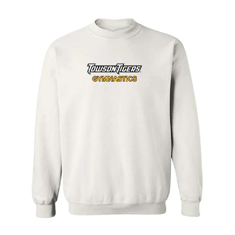 Towson - NCAA Women's Gymnastics : Felicia Poblete - Classic Fashion Shersey Crewneck Sweatshirt Hoodie with Button Placket Classic Preppy Towson - NCAA Women's Gymnastics : Felicia Poblete - Classic Fashion Shersey Crewneck Sweatshirt Hoodie with Button Placket Classic Preppy