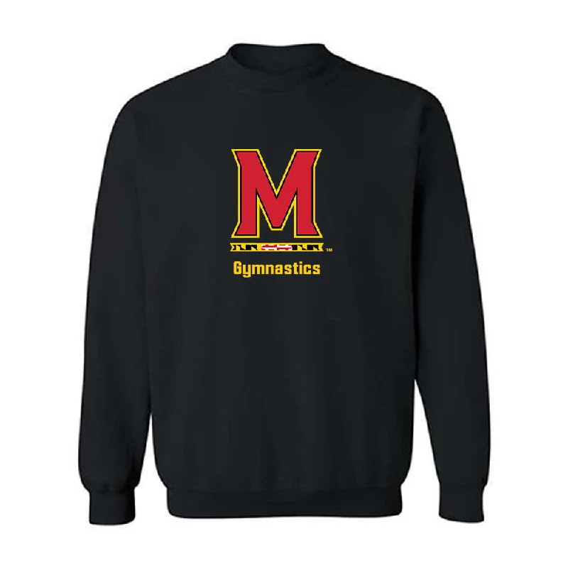 Maryland - NCAA Women's Gymnastics : Natalie Martin - Classic Shersey Crewneck Sweatshirt Hoodie with High Neck Warm Protective Maryland - NCAA Women's Gymnastics : Natalie Martin - Classic Shersey Crewneck Sweatshirt Hoodie with High Neck Warm Protective
