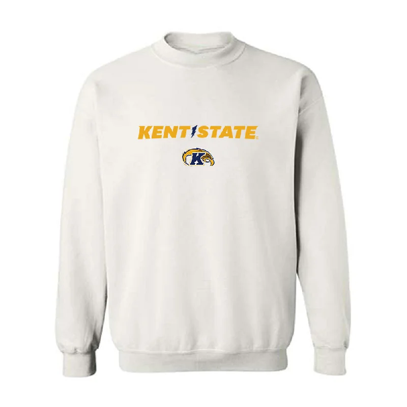 Kent State - NCAA Women's Gymnastics : Jersey Bingman - Classic Shersey Crewneck Sweatshirt Hoodie with Raw Hem Edgy Unfinished Kent State - NCAA Women's Gymnastics : Jersey Bingman - Classic Shersey Crewneck Sweatshirt Hoodie with Raw Hem Edgy Unfinished