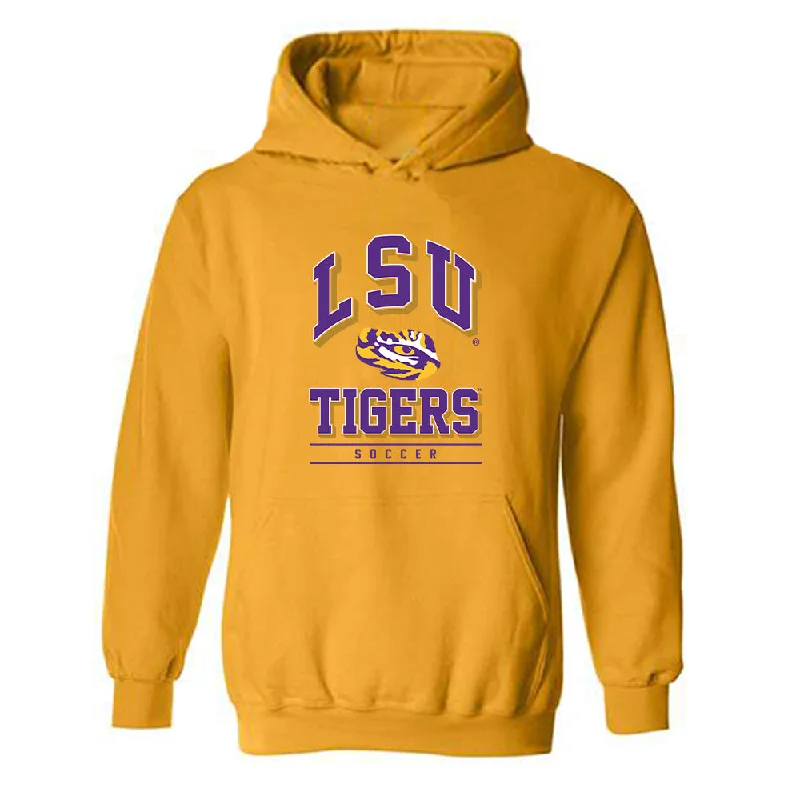 LSU - NCAA Women's Soccer : Morgan Witz - Classic Shersey Hooded Sweatshirt Hoodie with Tied Waist Feminine Flattering LSU - NCAA Women's Soccer : Morgan Witz - Classic Shersey Hooded Sweatshirt Hoodie with Tied Waist Feminine Flattering