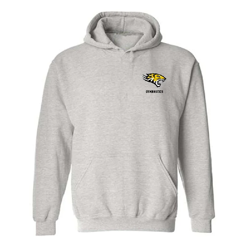 Towson - NCAA Women's Gymnastics : Felicia Poblete - Classic Fashion Shersey Hooded Sweatshirt Hoodie with Zipper Placket Modern Functional Towson - NCAA Women's Gymnastics : Felicia Poblete - Classic Fashion Shersey Hooded Sweatshirt Hoodie with Zipper Placket Modern Functional
