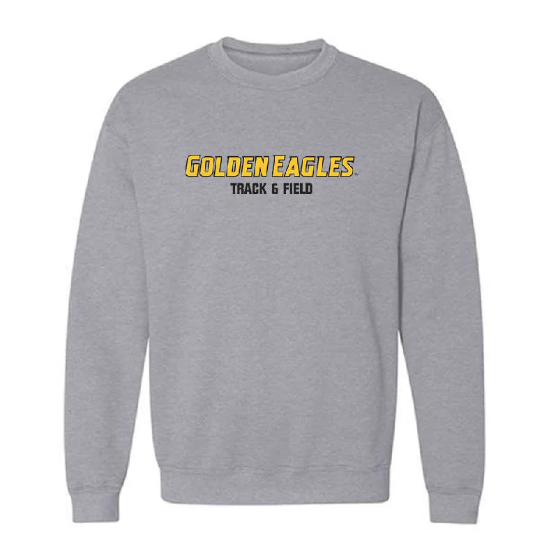 Southern Miss - NCAA Women's Track & Field : Indea Pounds - Crewneck Sweatshirt Hoodie with Slit Hem Functional Movement Southern Miss - NCAA Women's Track & Field : Indea Pounds - Crewneck Sweatshirt Hoodie with Slit Hem Functional Movement