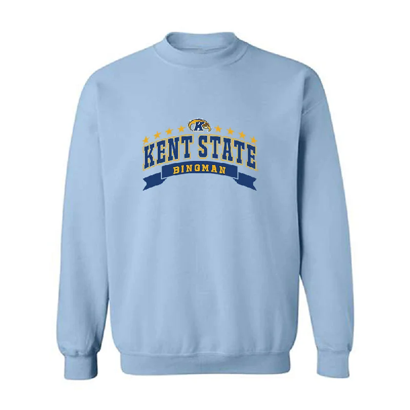 Kent State - NCAA Women's Gymnastics : Jersey Bingman - Classic Fashion Shersey Crewneck Sweatshirt Hoodie with Tie-Dye Psychedelic Retro Kent State - NCAA Women's Gymnastics : Jersey Bingman - Classic Fashion Shersey Crewneck Sweatshirt Hoodie with Tie-Dye Psychedelic Retro