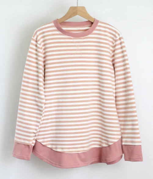 Dusty Pink Stripe