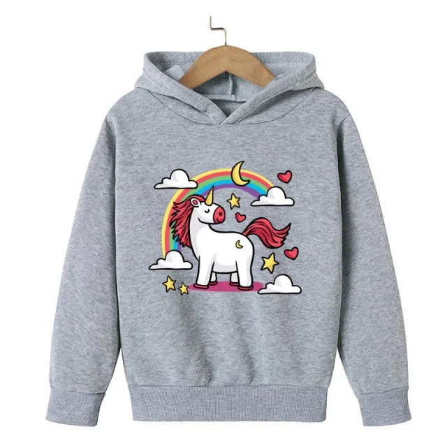 Hoodie Unicorn / plusieurs modèles Hoodie with Bell Sleeves Flared Feminine