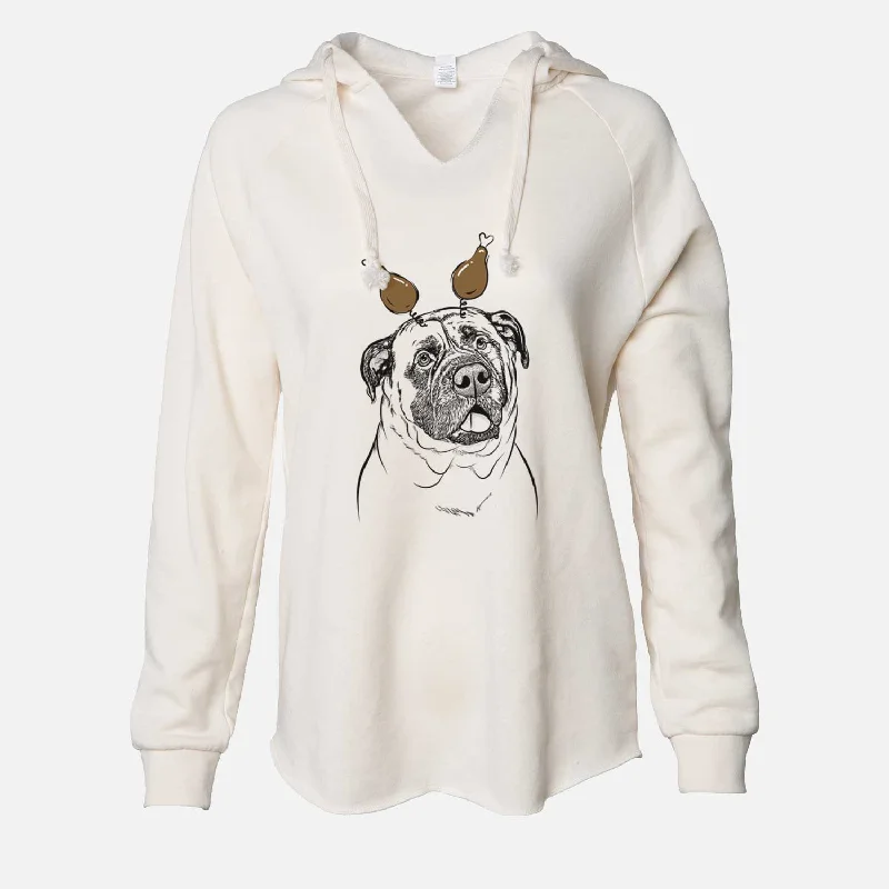 Thanksgiving Big P the English Mastiff - Cali Wave Hooded Sweatshirt Hoodie with Oversized Fit Loose Comfortable Thanksgiving Big P the English Mastiff - Cali Wave Hooded Sweatshirt Hoodie with Oversized Fit Loose Comfortable
