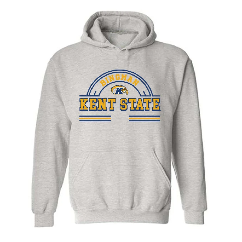 Kent State - NCAA Women's Gymnastics : Jersey Bingman - Classic Fashion Shersey Hooded Sweatshirt Hoodie with Longline Fit Extended Stylish Kent State - NCAA Women's Gymnastics : Jersey Bingman - Classic Fashion Shersey Hooded Sweatshirt Hoodie with Longline Fit Extended Stylish