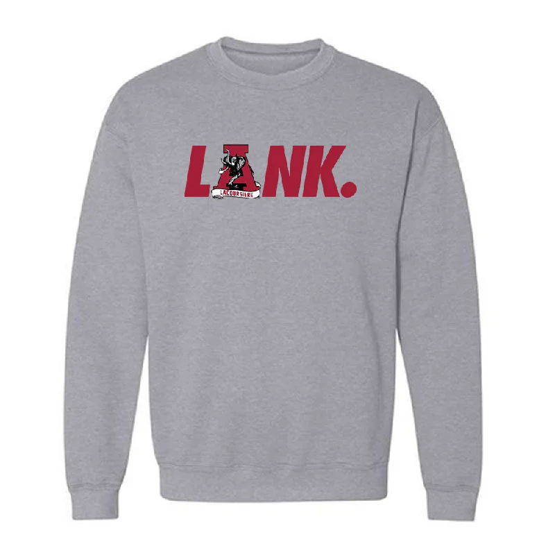 Alabama - NCAA Women's Gymnastics : Chloe LaCoursiere - LANK Generic Shersey Crewneck Sweatshirt Hoodie with Hem Patch Decorative Personalized Alabama - NCAA Women's Gymnastics : Chloe LaCoursiere - LANK Generic Shersey Crewneck Sweatshirt Hoodie with Hem Patch Decorative Personalized