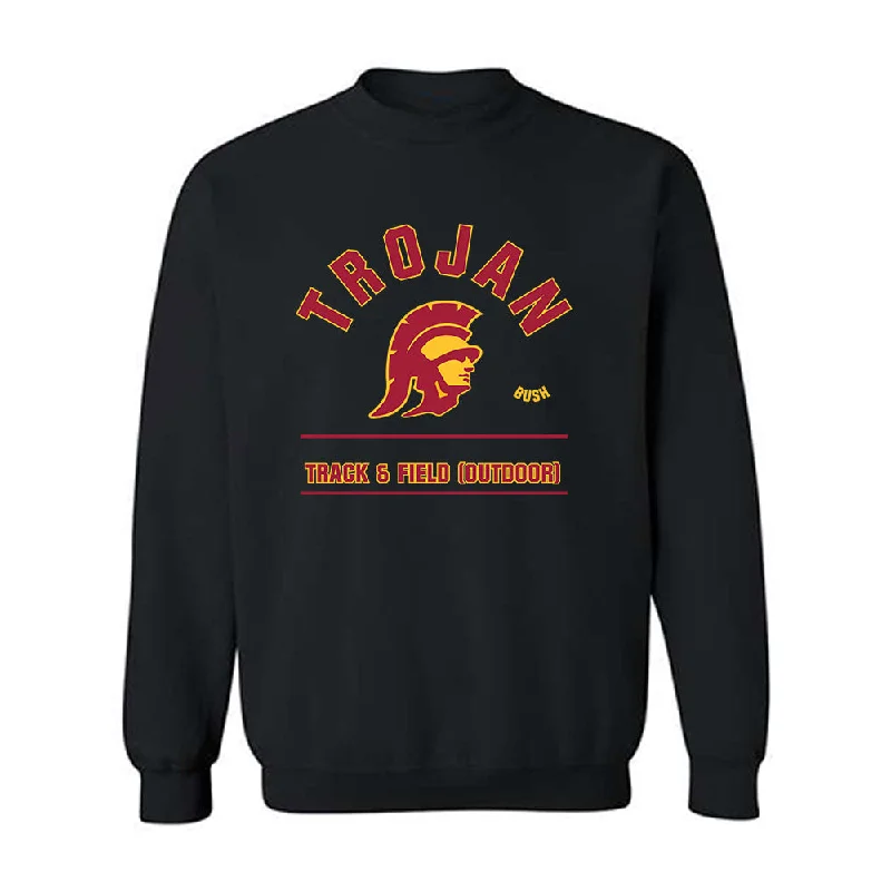 USC - NCAA Women's Track & Field : Ahnyx bush - Classic Fashion Shersey Crewneck Sweatshirt Hoodie with Lace Feminine Delicate USC - NCAA Women's Track & Field : Ahnyx bush - Classic Fashion Shersey Crewneck Sweatshirt Hoodie with Lace Feminine Delicate