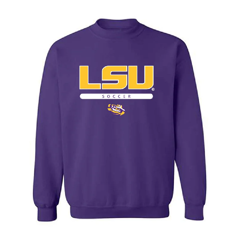 LSU - NCAA Women's Soccer : Morgan Witz - Classic Shersey Crewneck Sweatshirt Hoodie with Magnetic Closure Innovative Modern LSU - NCAA Women's Soccer : Morgan Witz - Classic Shersey Crewneck Sweatshirt Hoodie with Magnetic Closure Innovative Modern