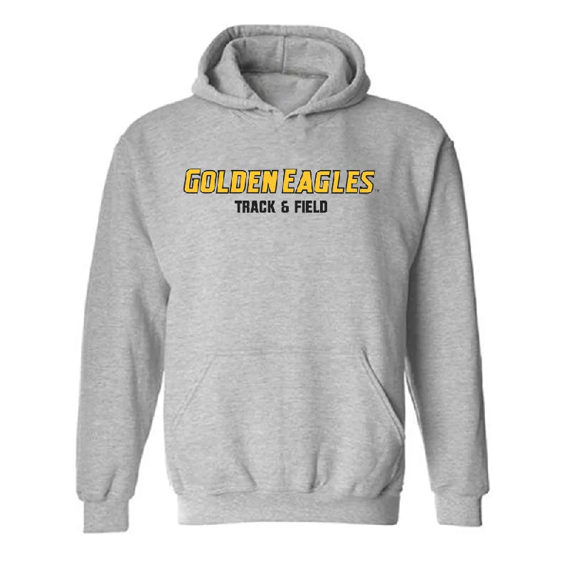 Southern Miss - NCAA Women's Track & Field : Indea Pounds - Hooded Sweatshirt Hoodie with High-Low Hem Asymmetrical Trendy Southern Miss - NCAA Women's Track & Field : Indea Pounds - Hooded Sweatshirt Hoodie with High-Low Hem Asymmetrical Trendy