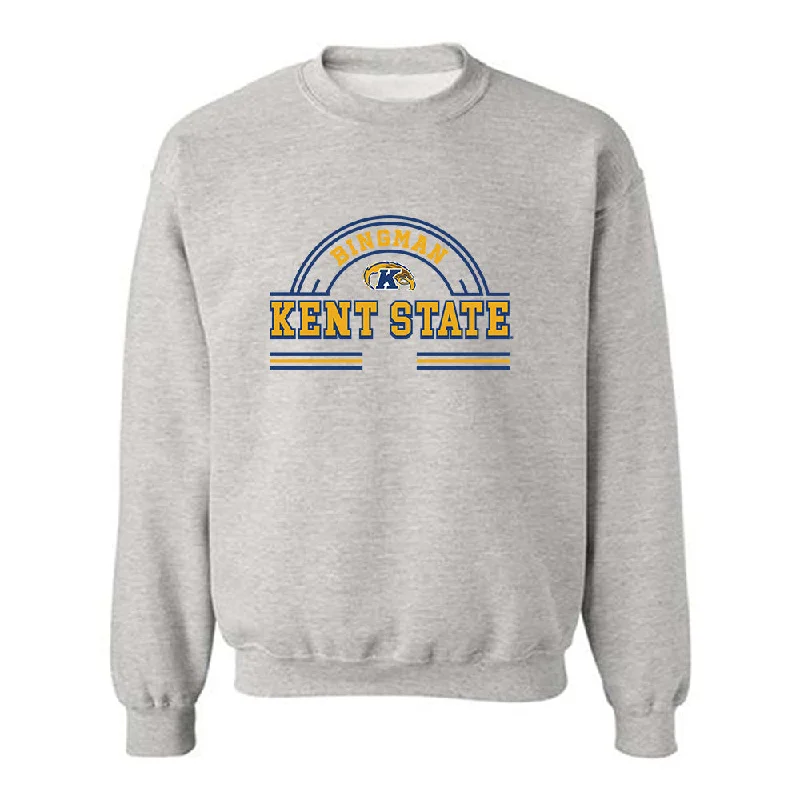Kent State - NCAA Women's Gymnastics : Jersey Bingman - Classic Fashion Shersey Crewneck Sweatshirt Hoodie with Drop Shoulder Relaxed Streetwear Kent State - NCAA Women's Gymnastics : Jersey Bingman - Classic Fashion Shersey Crewneck Sweatshirt Hoodie with Drop Shoulder Relaxed Streetwear