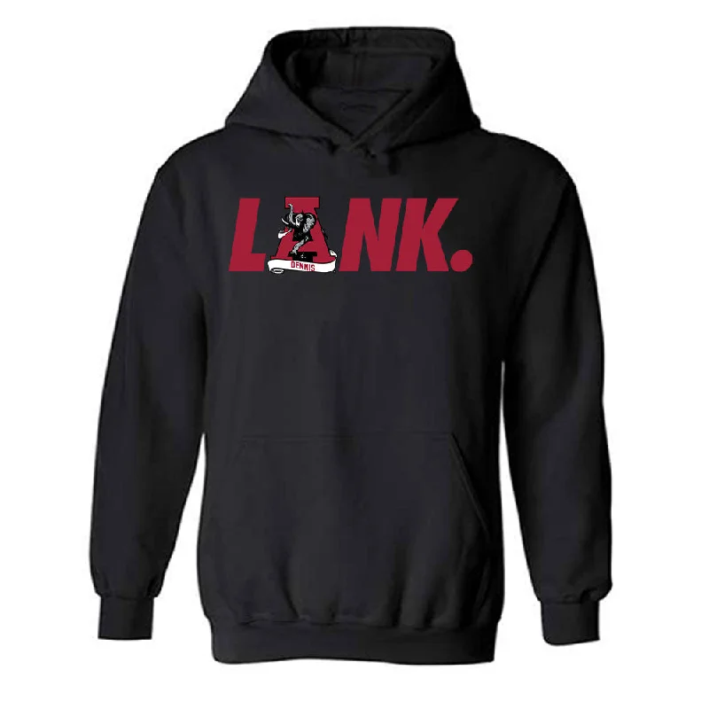 Alabama - NCAA Women's Gymnastics : Brooke Dennis - LANK Generic Shersey Hooded Sweatshirt Hoodie with Hem Detail Decorative Unique Alabama - NCAA Women's Gymnastics : Brooke Dennis - LANK Generic Shersey Hooded Sweatshirt Hoodie with Hem Detail Decorative Unique