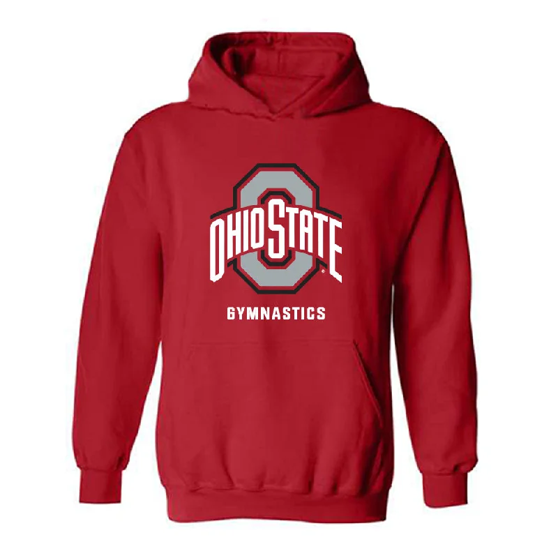 Ohio State - NCAA Women's Gymnastics : Janiya Coleman - Classic Shersey Hooded Sweatshirt Hoodie with Velcro Closure Adjustable Secure Ohio State - NCAA Women's Gymnastics : Janiya Coleman - Classic Shersey Hooded Sweatshirt Hoodie with Velcro Closure Adjustable Secure