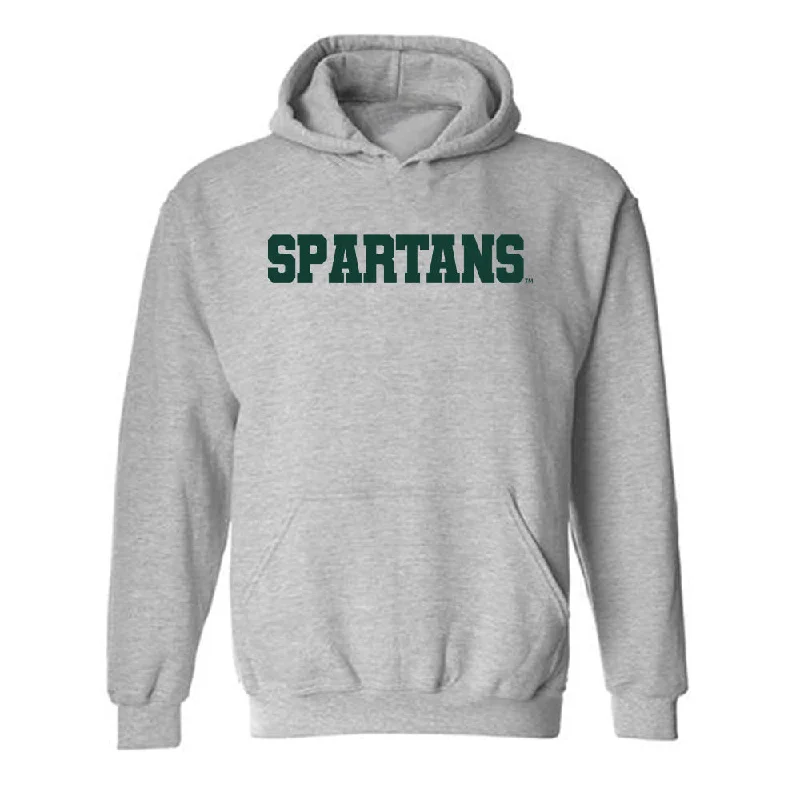 Michigan State - NCAA Women's Gymnastics : Cady Duplissis - Generic Shersey Hooded Sweatshirt Hoodie with Longline Fit Extended Stylish Michigan State - NCAA Women's Gymnastics : Cady Duplissis - Generic Shersey Hooded Sweatshirt Hoodie with Longline Fit Extended Stylish