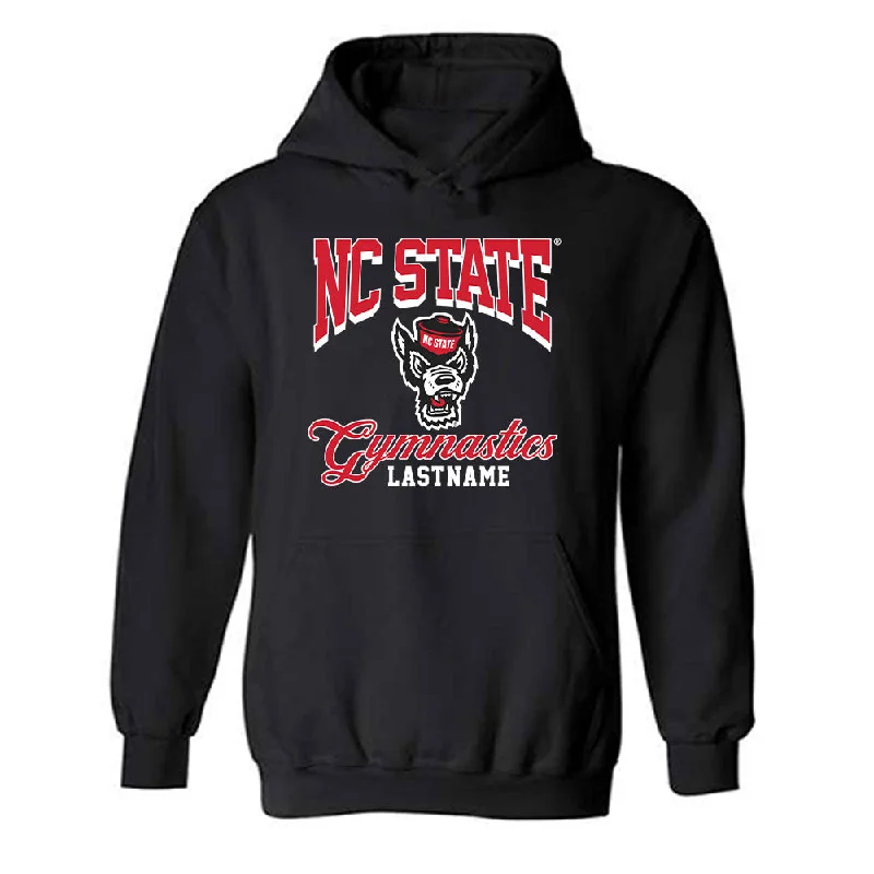 NC State - NCAA Women's Gymnastics : Macy Jennings - Fashion Shersey Hooded Sweatshirt Hoodie with Double Zipper Versatile Adjustable NC State - NCAA Women's Gymnastics : Macy Jennings - Fashion Shersey Hooded Sweatshirt Hoodie with Double Zipper Versatile Adjustable