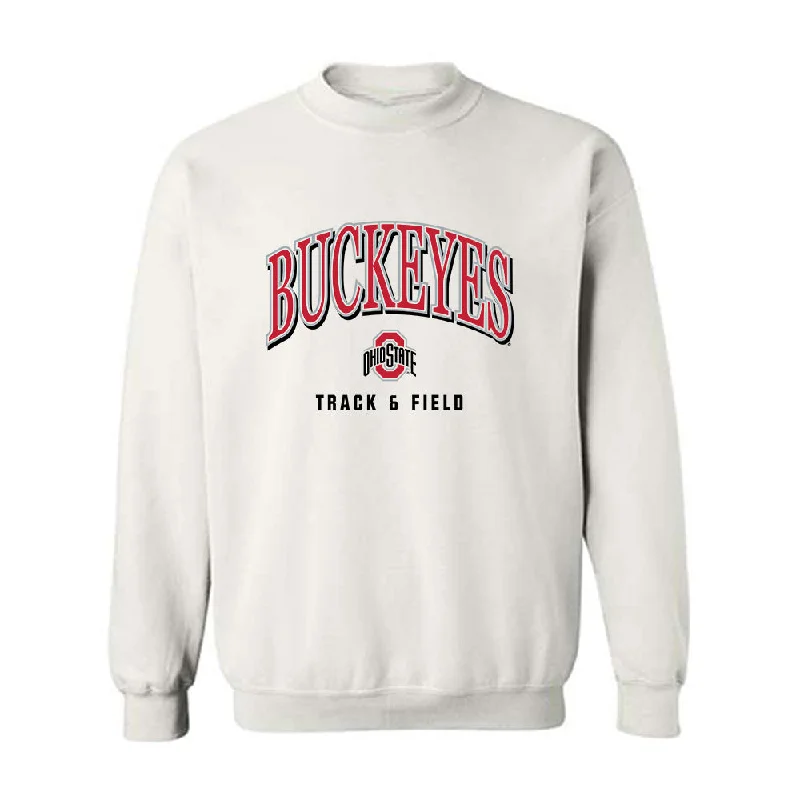 Ohio State - NCAA Men's Track & Field : DJ Fillmore - Classic Shersey Crewneck Sweatshirt Hoodie with Logo Branding Identity Ohio State - NCAA Men's Track & Field : DJ Fillmore - Classic Shersey Crewneck Sweatshirt Hoodie with Logo Branding Identity