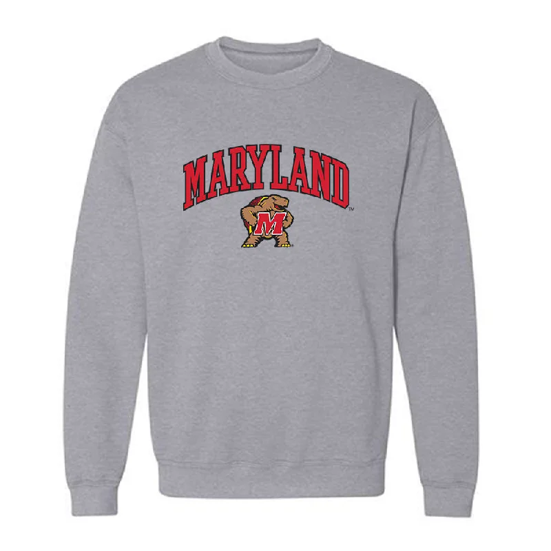 Maryland - NCAA Women's Gymnastics : Natalie Martin - Classic Shersey Crewneck Sweatshirt Hoodie with Set-In Sleeves Structured Classic Maryland - NCAA Women's Gymnastics : Natalie Martin - Classic Shersey Crewneck Sweatshirt Hoodie with Set-In Sleeves Structured Classic