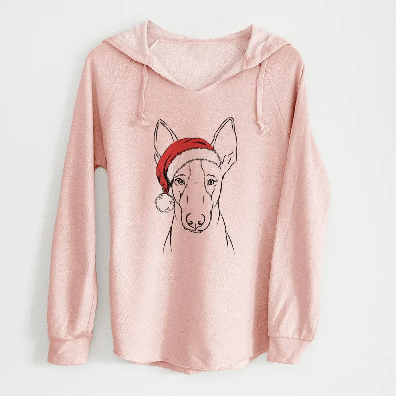 Santa Indy the Ibizan Hound - Cali Wave Hooded Sweatshirt Oversized Hoodie Comfort Casual Santa Indy the Ibizan Hound - Cali Wave Hooded Sweatshirt Oversized Hoodie Comfort Casual