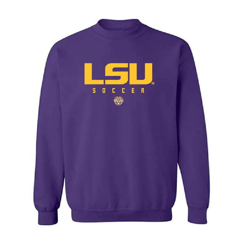 LSU - NCAA Women's Soccer : Ava Amsden - Classic Shersey Crewneck Sweatshirt Hoodie with Double Zipper Versatile Adjustable LSU - NCAA Women's Soccer : Ava Amsden - Classic Shersey Crewneck Sweatshirt Hoodie with Double Zipper Versatile Adjustable