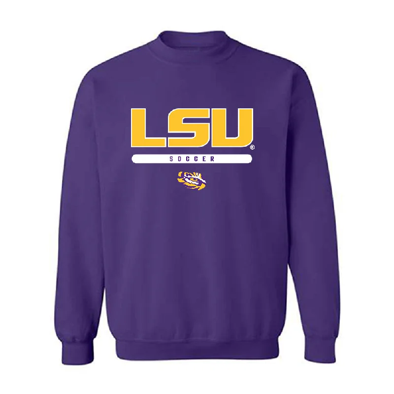 LSU - NCAA Women's Soccer : Jazmin Ferguson - Classic Shersey Crewneck Sweatshirt Hoodie with Hidden Zipper Minimalist Clean LSU - NCAA Women's Soccer : Jazmin Ferguson - Classic Shersey Crewneck Sweatshirt Hoodie with Hidden Zipper Minimalist Clean