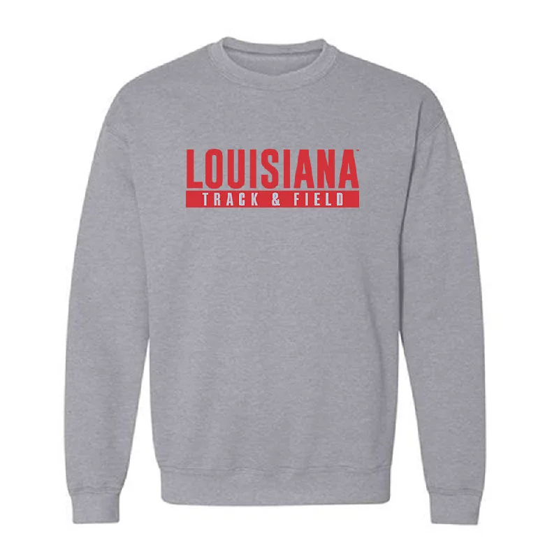 Louisiana - NCAA Women's Track & Field : Juliana Courville - Classic Shersey Crewneck Sweatshirt Hoodie with Rolled Sleeves Casual Relaxed Louisiana - NCAA Women's Track & Field : Juliana Courville - Classic Shersey Crewneck Sweatshirt Hoodie with Rolled Sleeves Casual Relaxed