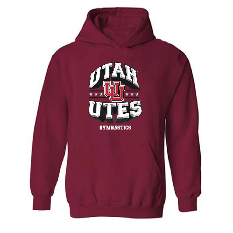 Utah - NCAA Women's Gymnastics : Jaedyn Rucker - Generic Shersey Hooded Sweatshirt Hoodie with Pocket Utility Practical Utah - NCAA Women's Gymnastics : Jaedyn Rucker - Generic Shersey Hooded Sweatshirt Hoodie with Pocket Utility Practical