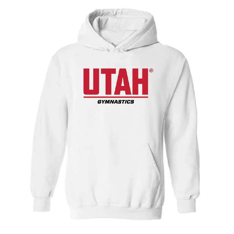 Utah - NCAA Women's Gymnastics : Jaedyn Rucker - Classic Shersey Hooded Sweatshirt Hoodie with Strings Custom Fit Adjustable Utah - NCAA Women's Gymnastics : Jaedyn Rucker - Classic Shersey Hooded Sweatshirt Hoodie with Strings Custom Fit Adjustable