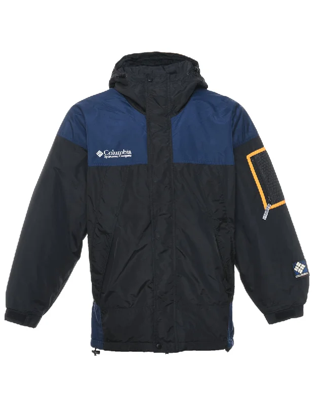 Columbia Mountaineering Jacket - M Faux Fur Fabric Real Fur Fabric Shearling Fabric