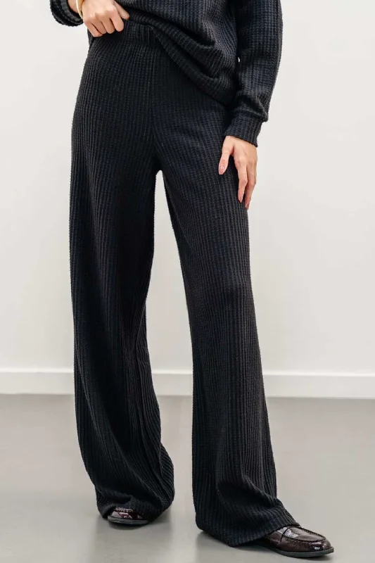TEXTURED TROUSERS Trousers Leather Faux
