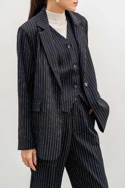 PIN-STRIPED BLAZER Women's Fashion Blazer