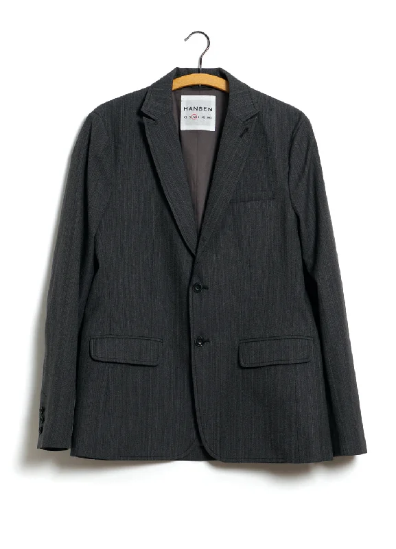 KRISTOFFER 28-37-7 | Two Button Blazer | Brown Grey Women's Boutique Jacket
