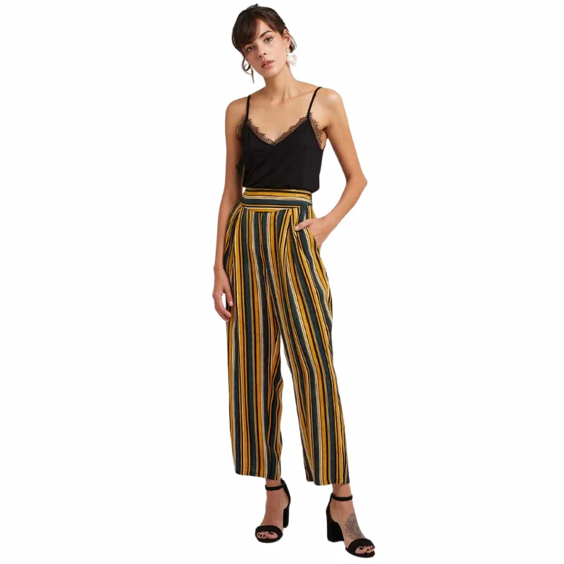 OXXO -  Jacquard Wide-Leg Trousers Trousers versatile functional