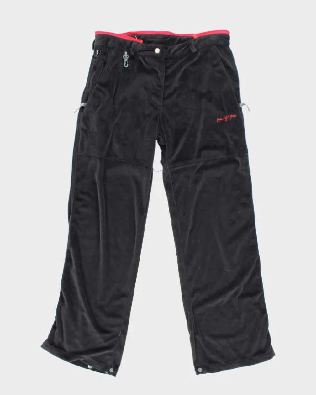 Vintage Y2k 00s 686 Velour Ski Trousers - W32 L30 Trousers Evening Elegant