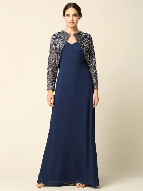 Long Formal Mother of the Bride Lace Jacket Dress Sale Notch Collar Peter Pan Collar Cowl Neck Long Formal Mother of the Bride Lace Jacket Dress Sale Notch Collar Peter Pan Collar Cowl Neck