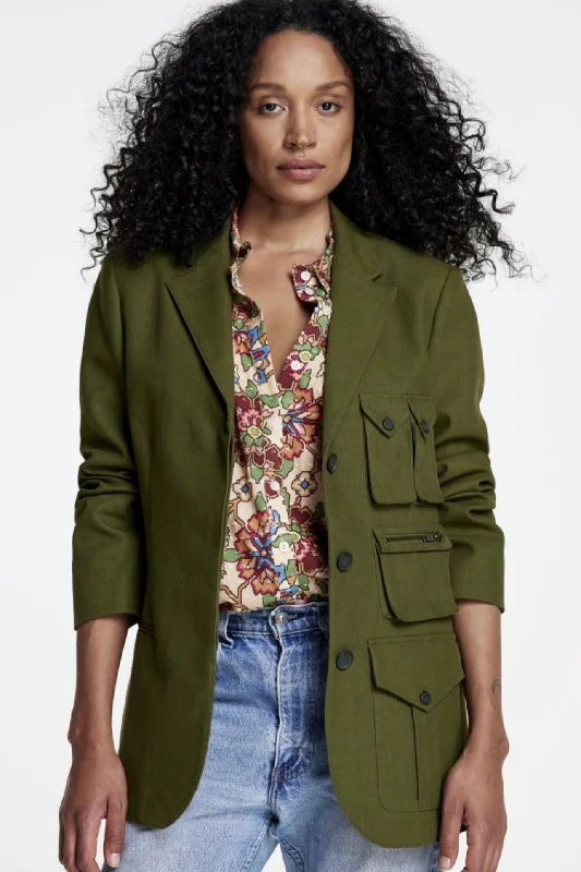 Smythe - Surplus Blazer - PS25035 Women's Patchwork Suit