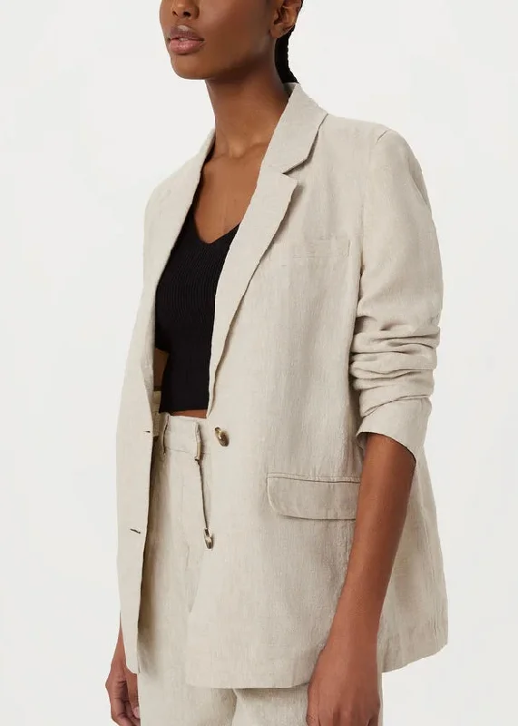 The Relaxed Linen Blazer Spring Women's Coat