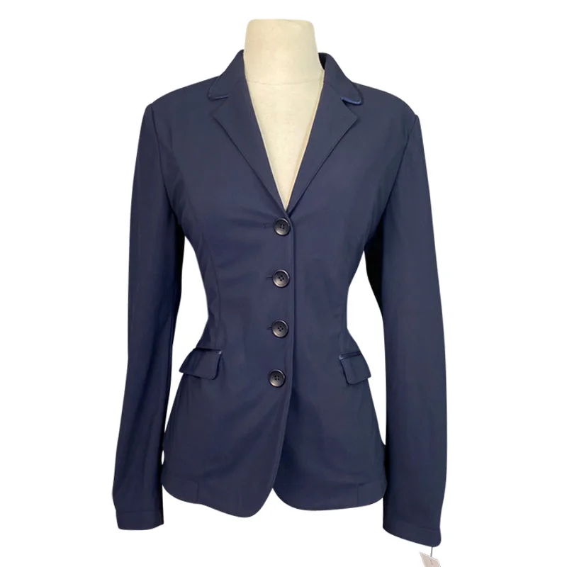 Grand Prix 'Saltare Premio' Show Coat in Navy - Women's EU 38 (US 6) Rayon Velvet Corduroy Grand Prix 'Saltare Premio' Show Coat in Navy - Women's EU 38 (US 6) Rayon Velvet Corduroy