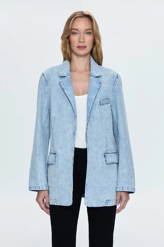 Skylar Blazer - Powder Women's Casual Suit