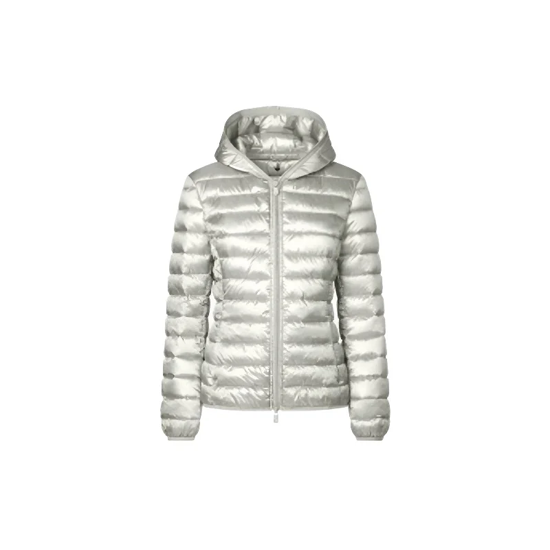 Woman's Alexis Hooded Puffer Jacket in Off White Belted Jacket Elasticated Jacket Padded Jacket Woman's Alexis Hooded Puffer Jacket in Off White Belted Jacket Elasticated Jacket Padded Jacket