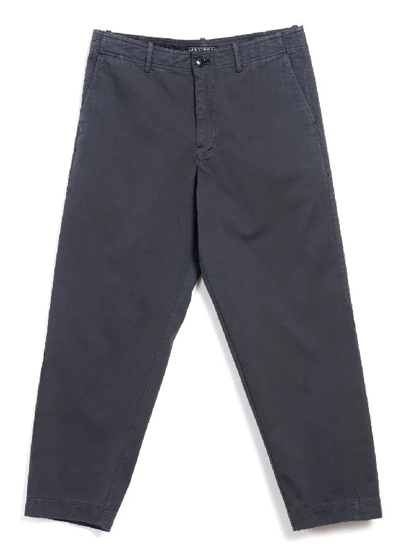 TRYGVE | Wide Cut Cropped Trousers | Grey Trousers Modern Contemporary
