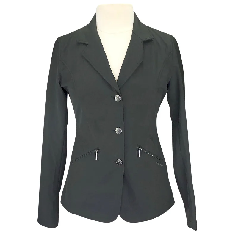 Horseware Competition Coat in Black/Red - Women's Medium Striped Polka Dot Floral