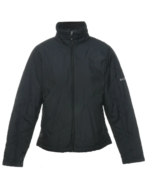 Columbia Puffer Jacket - M Embroidered Jacket Appliqued Jacket Beaded Jacket