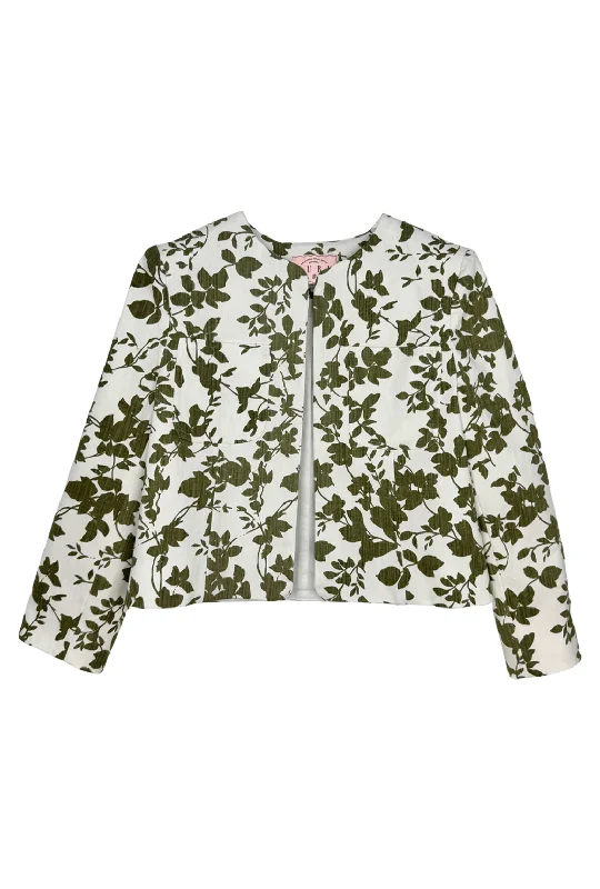 The Everyday Blazer - Green Floral Women's Boutique Suit