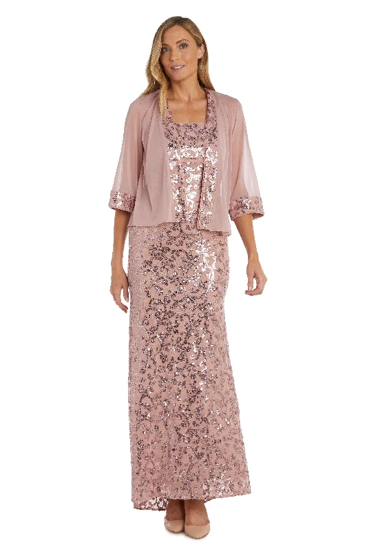 R&M Richards 9965 Long Formal Floral Jacket Dress Belted Jacket Elasticated Jacket Padded Jacket R&M Richards 9965 Long Formal Floral Jacket Dress Belted Jacket Elasticated Jacket Padded Jacket