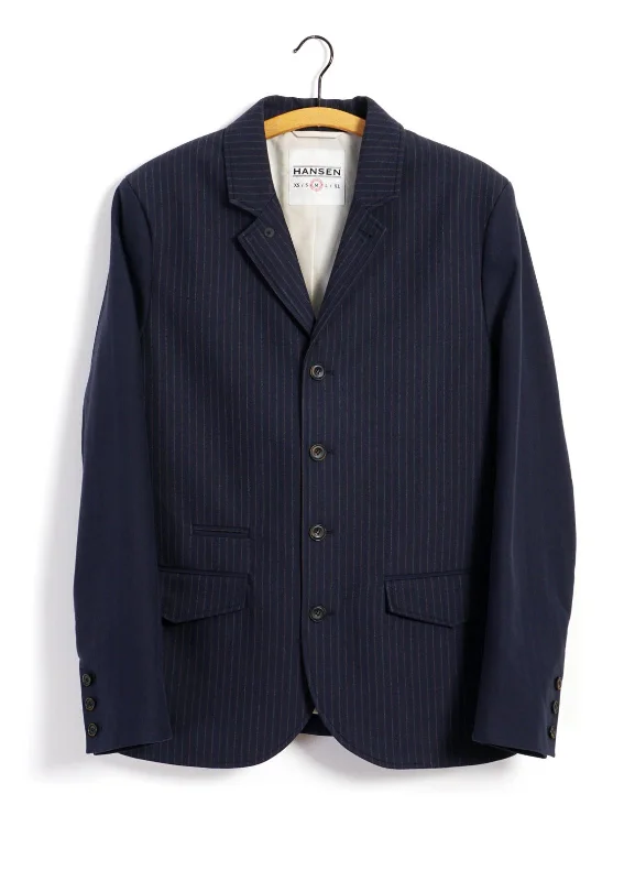 ANKER | Four Button Classic Blazer | Blue Pin Women's Classic Blazer