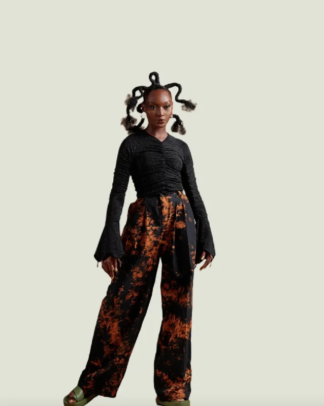 AGA CULTURE Odefen Blue Loose Fit Trouser Trousers Running Lightweight